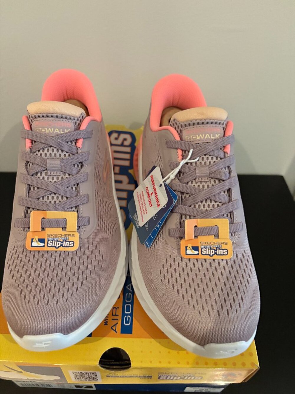 Skechers Go Walk Now Khloe Mauve/Coral Size 7 Medium NWT